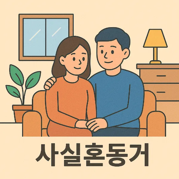 포항이혼전문변호사, 사실혼동거